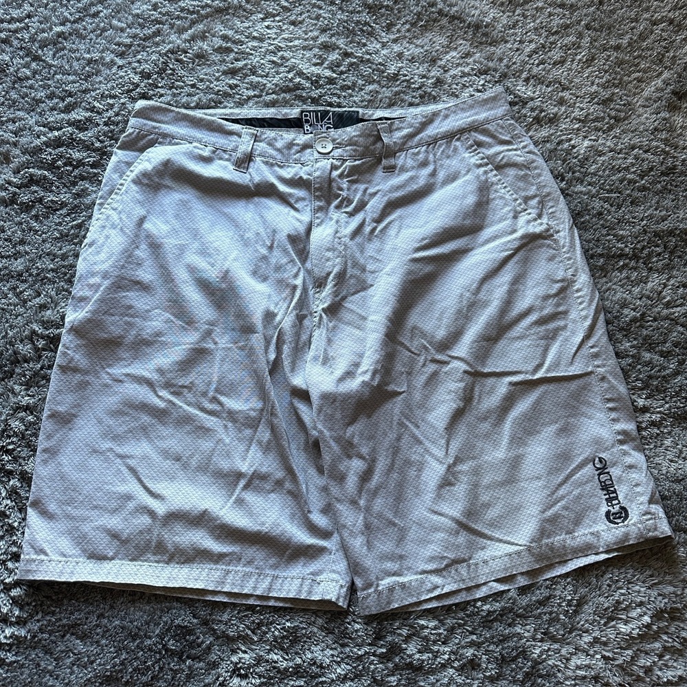 Billabong Grey Cargo Patterned Shorts Mens Size 36